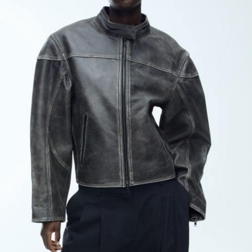 H&M leather jacket